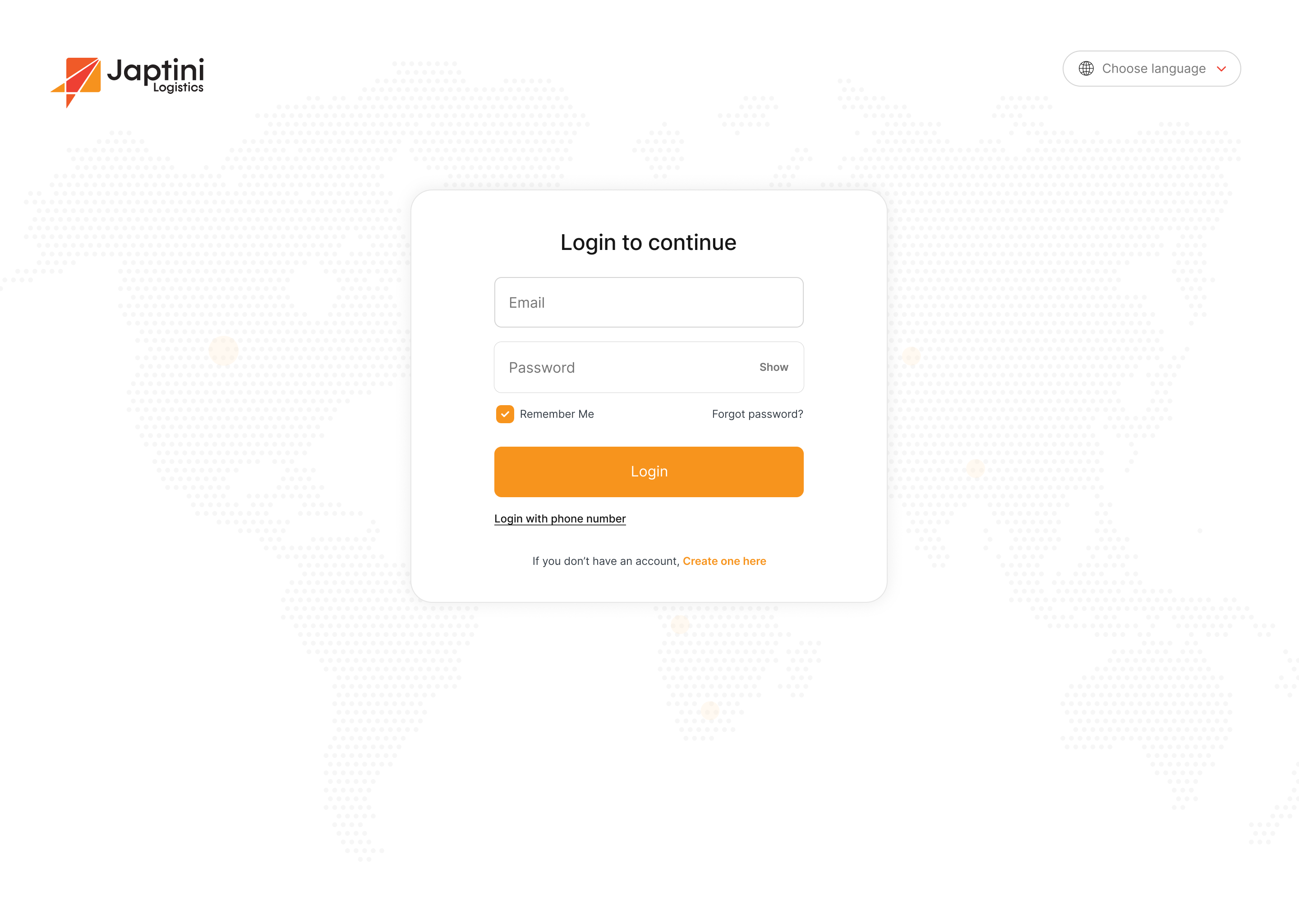Sign in with email
