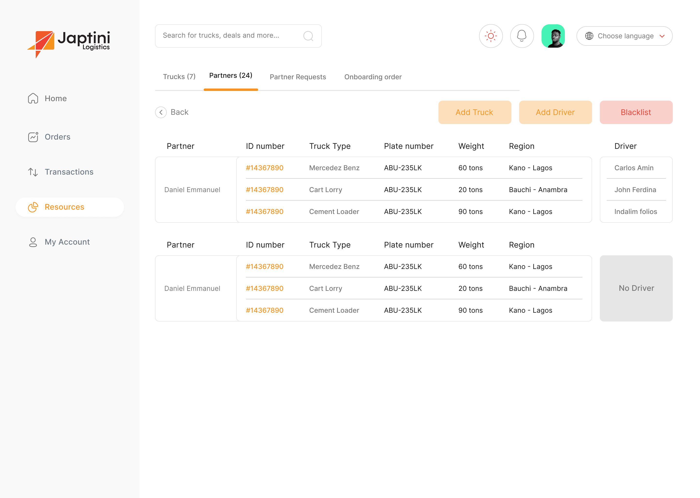 CRM: account officer partner onboarding flow