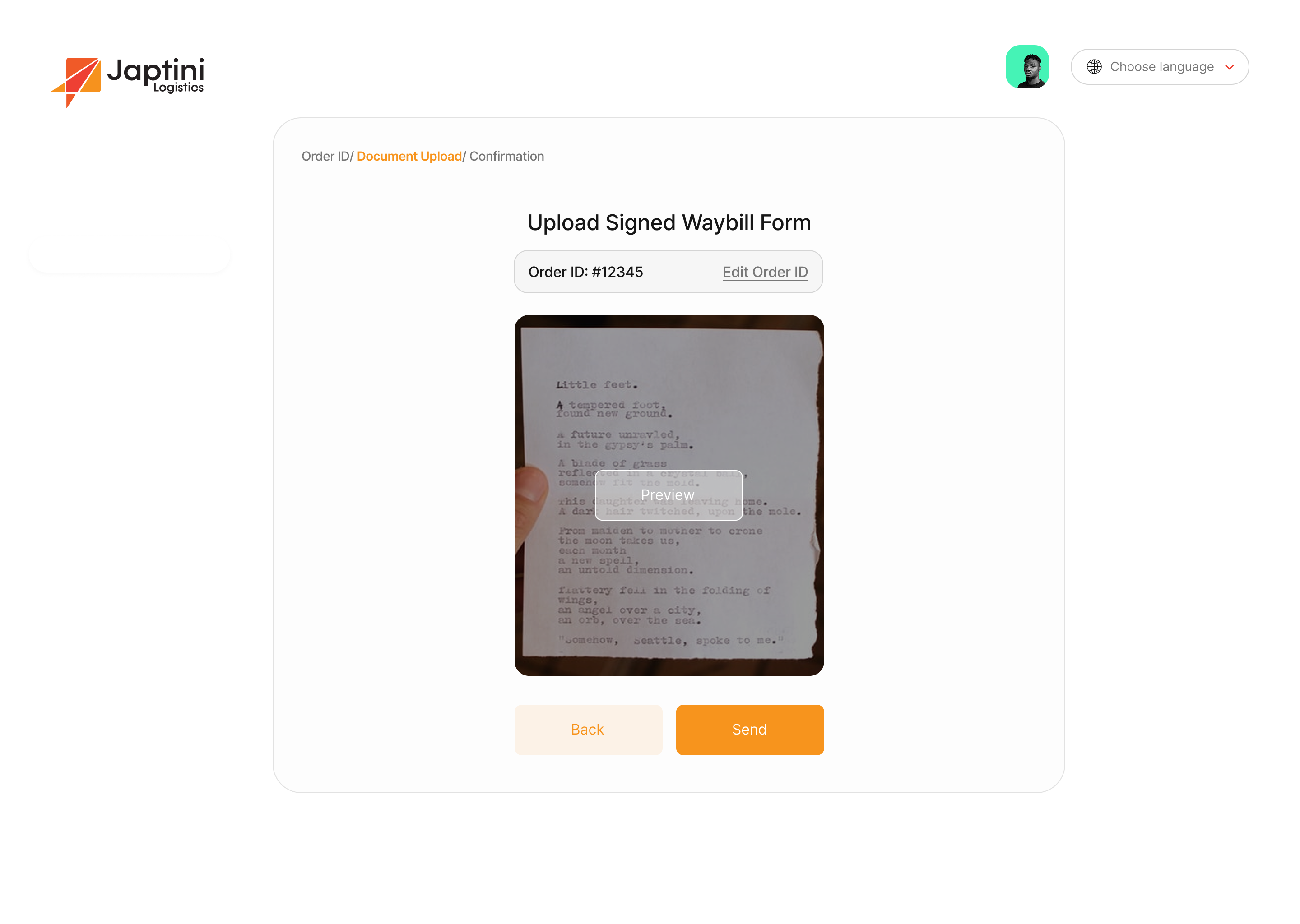 CRM: offloading clerk order confirmation