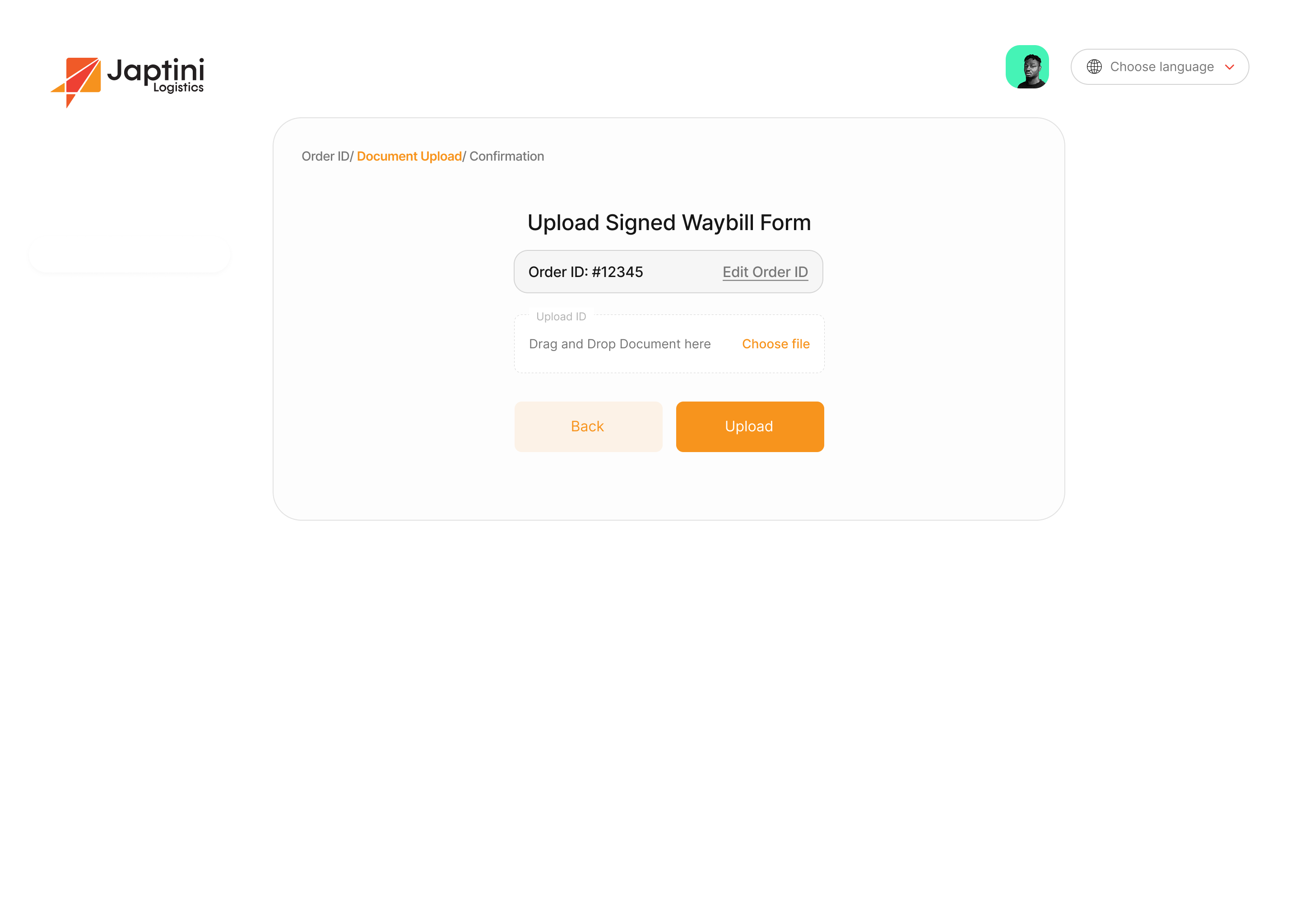 CRM: offloading clerk waybill upload