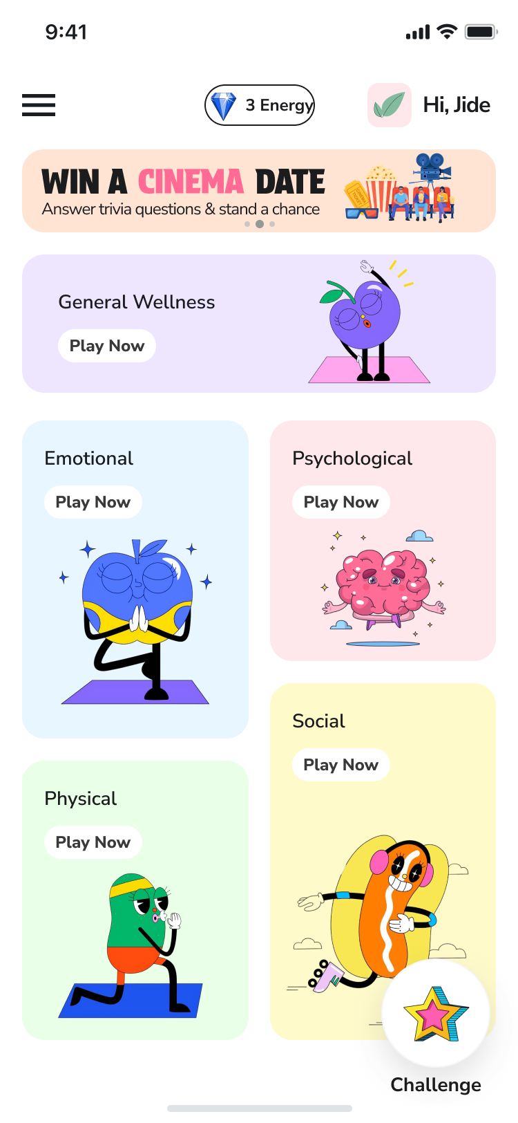 MindQuest dashboard