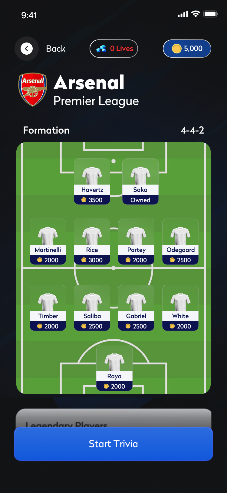Rep Your Club formation board
